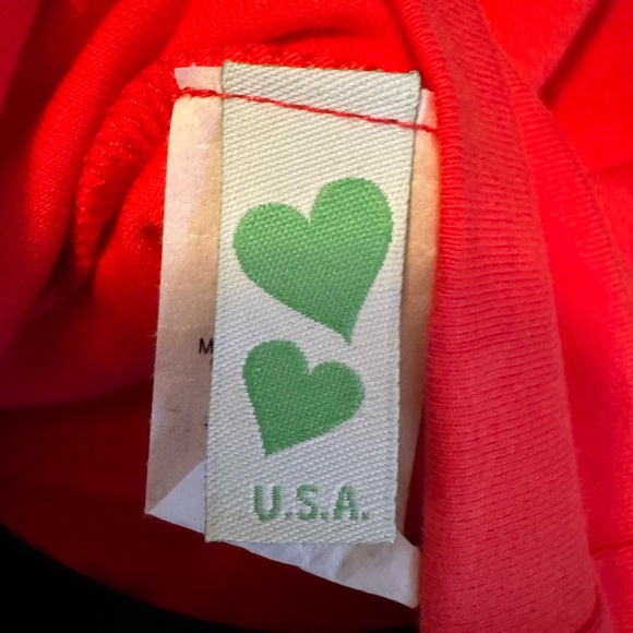 U.S.A. Crop Top Size L Color Orange - Picture 7 of 8